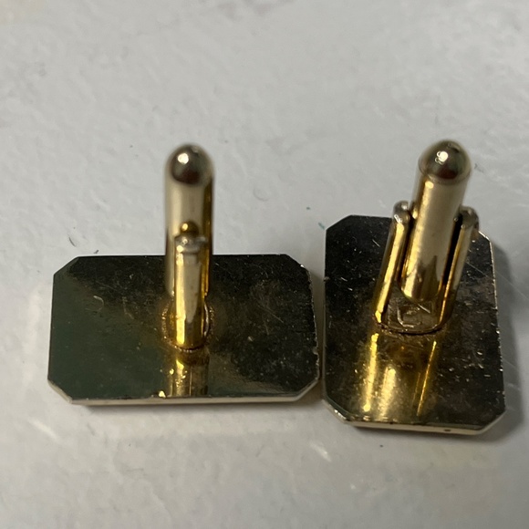 Vintage gold tone cufflinks - Picture 2 of 3